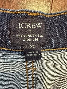 J.Crew Blue Wide-Leg Jeans